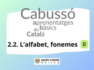 Els fonemes de l'alfabet