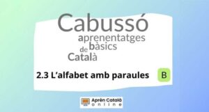 L'alfabet amb mots atípics
